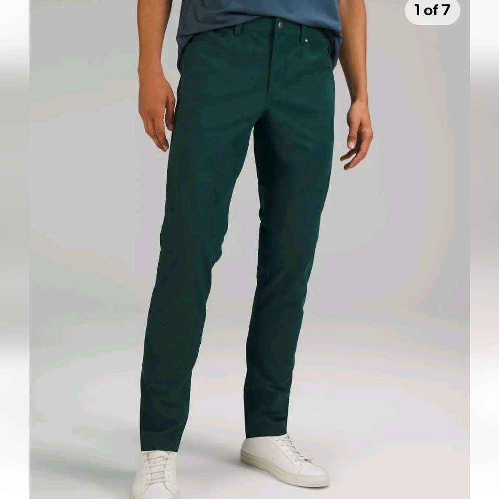 LULULEMON ATHLETICA MEN'S ABC SLIM FIT  JEAN STYLE PANTS LIKE NEW 31  30